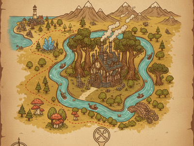 Stylized map showing the workshop location